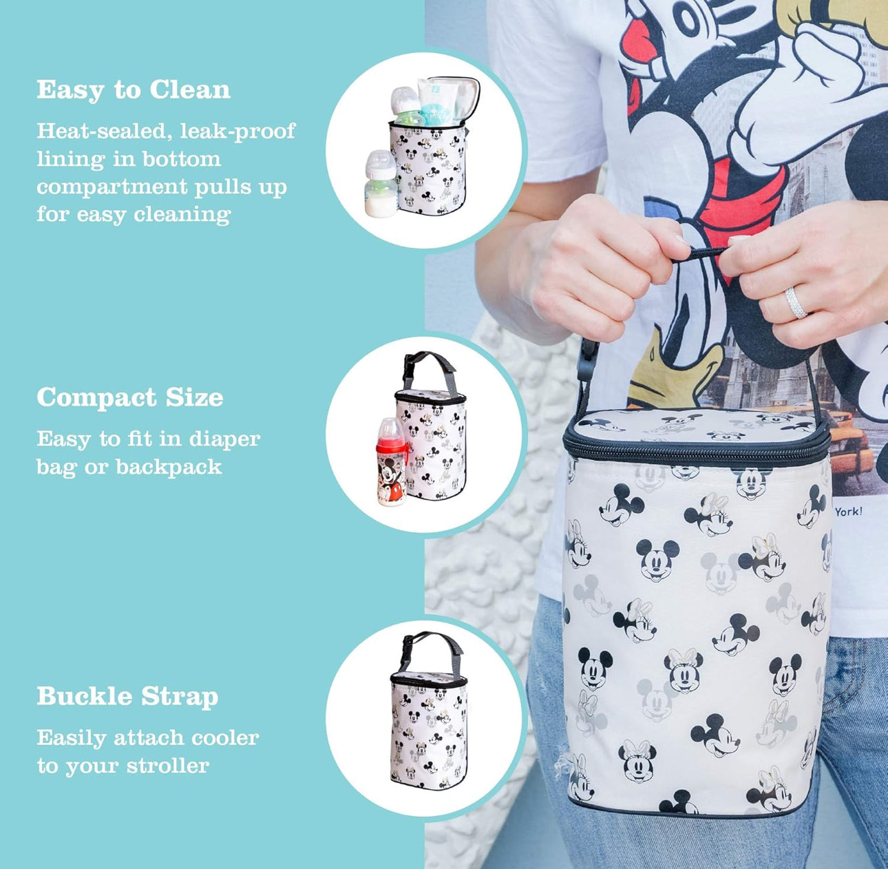 Disney Baby - 輕便Mickey Baby Food保冷袋 (3 款)
