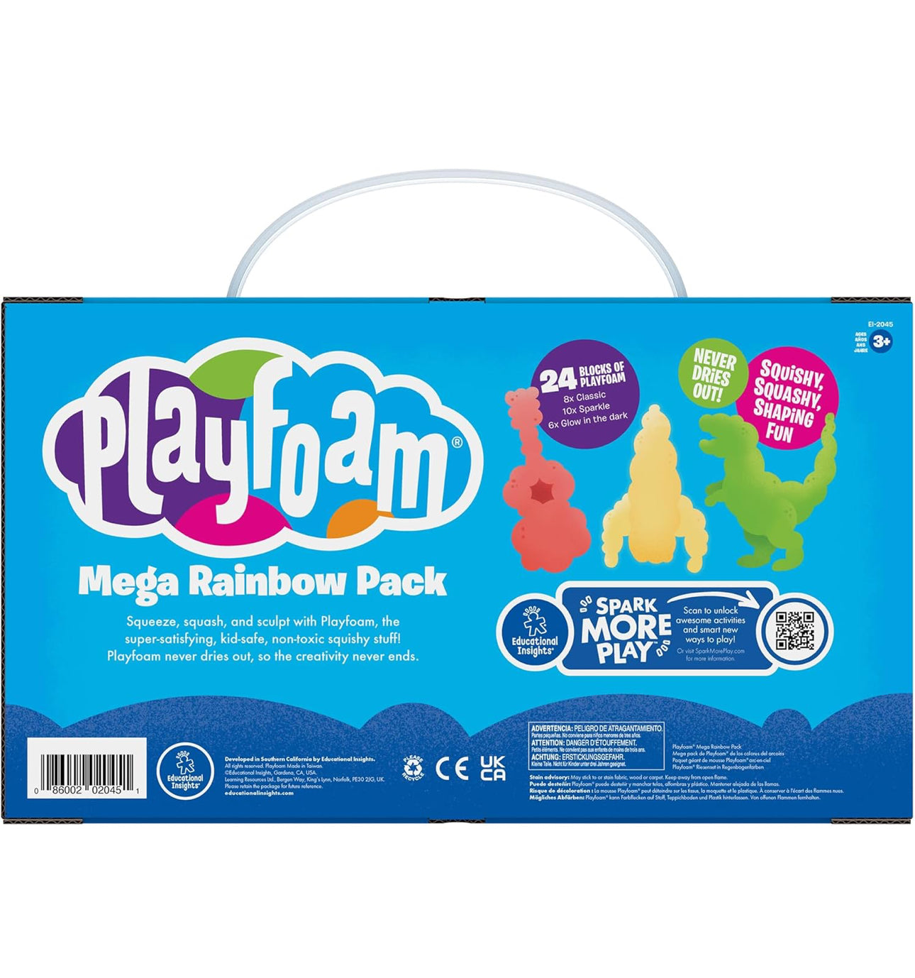魔塑粒粒黏土 Playfoam Mega Rainbow Set