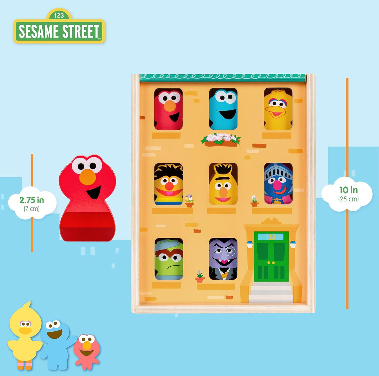 Sesame Street - 芝麻街 小角色小積木套裝