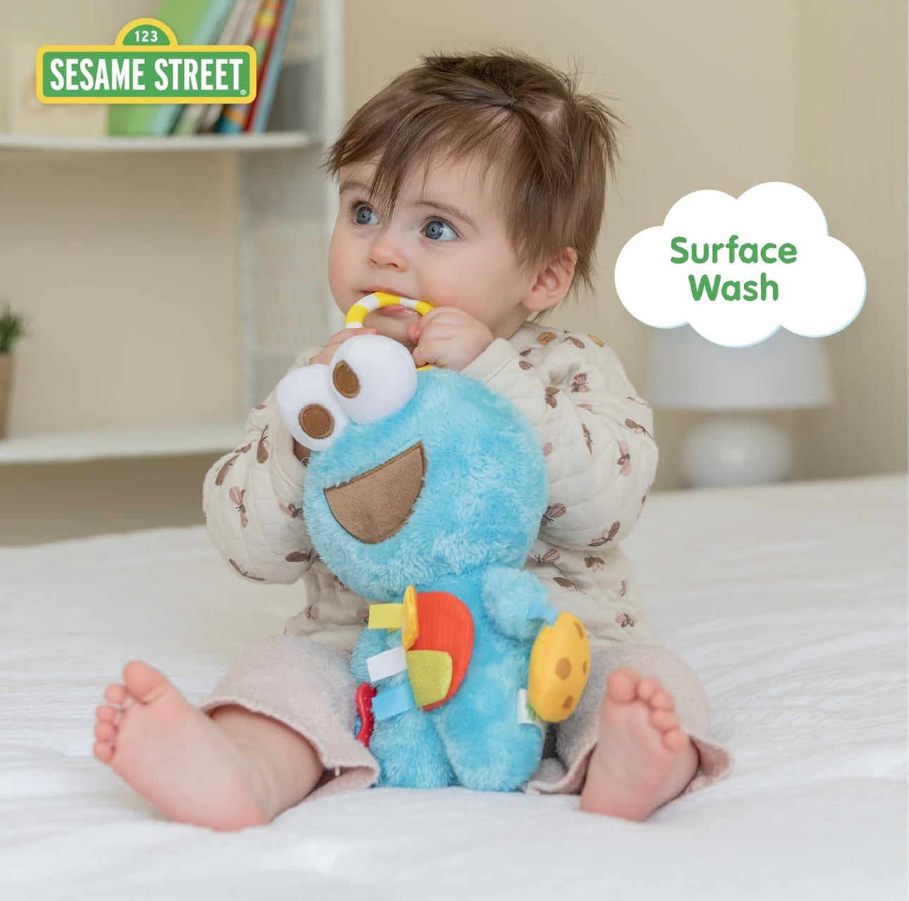 Sesame Street - 超得意芝麻街Cookie Monster彩紙BB咬咬Buddy (30.5cm)