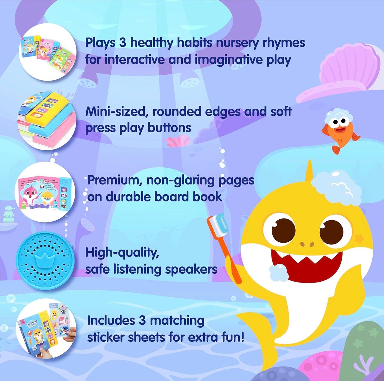 Baby Shark Mini Sound Book Set