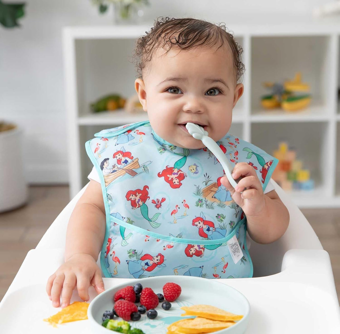 BUMKINS - Disney 造型超防水飯衣 (Princess 背心款) SuperBibs