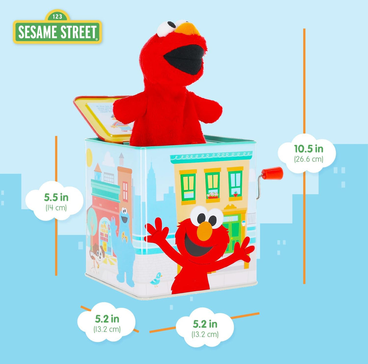 Sesame Street - Elmo Jack in the box 音樂盒