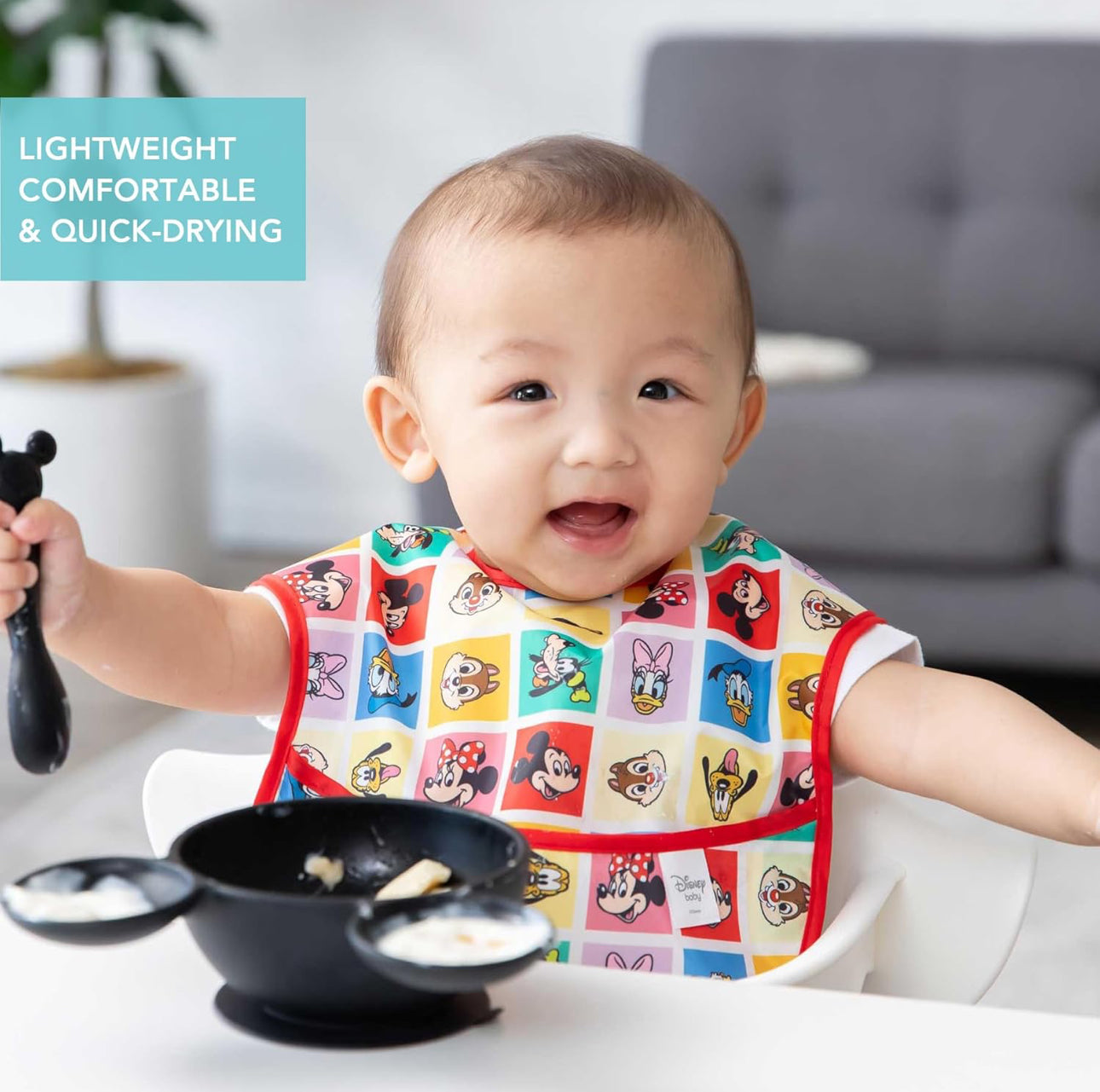 BUMKINS - Disney造型超防水飯衣 (Mickey & Friends 背心款) SuperBibs