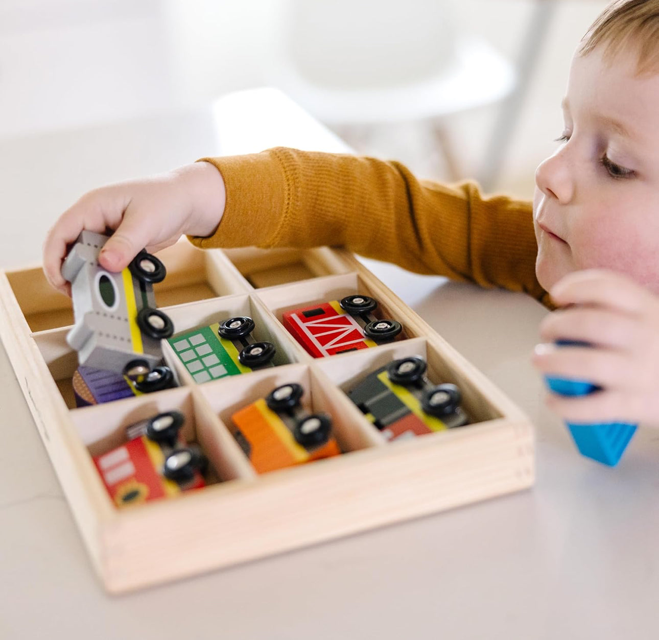 Melissa & Doug - 高質木製磁力小列車