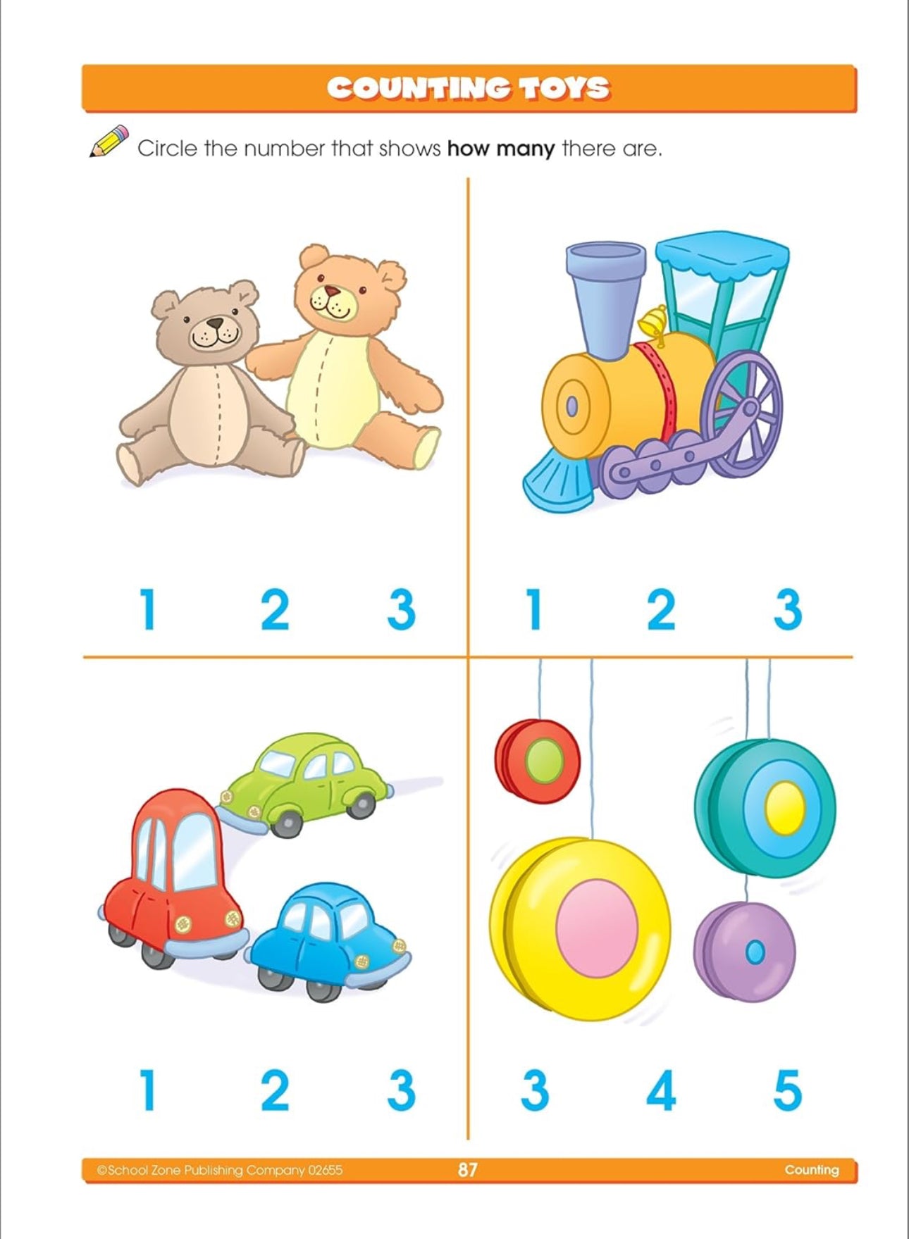 School Zone-Preschool Workbook (Basics 96 pages)