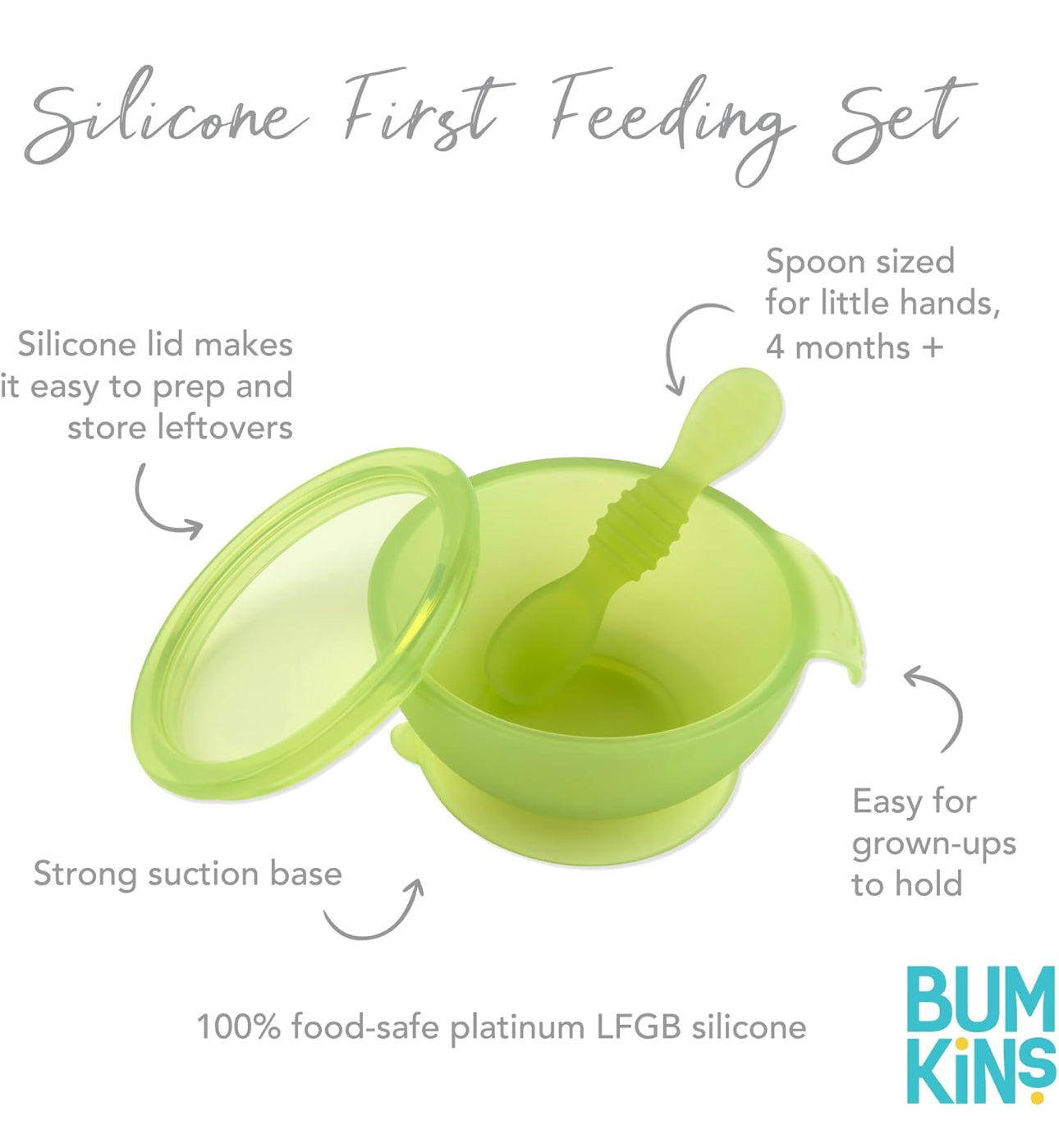 BUMKINS - Signature 吸盤碗 連專用碗蓋及匙羹