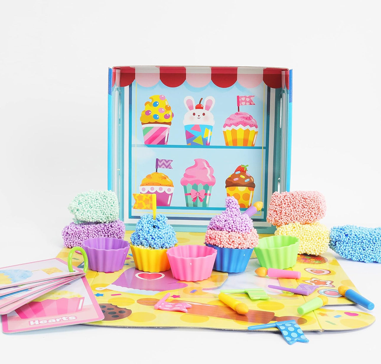 魔塑粒粒黏土 Playfoam Cupcake Cafe Set 🧁