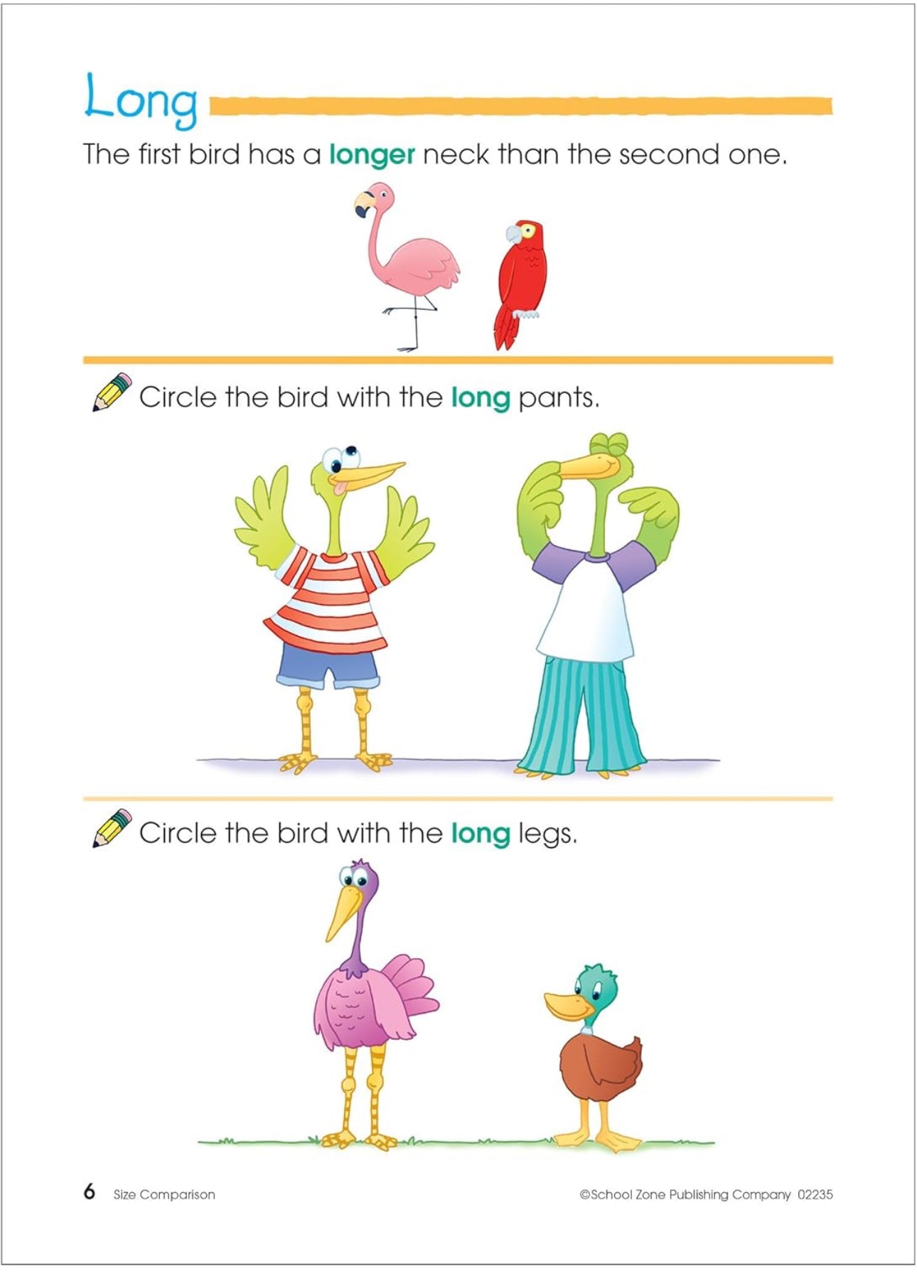 School Zone-Preschool Workbook (Basics 64 pages)