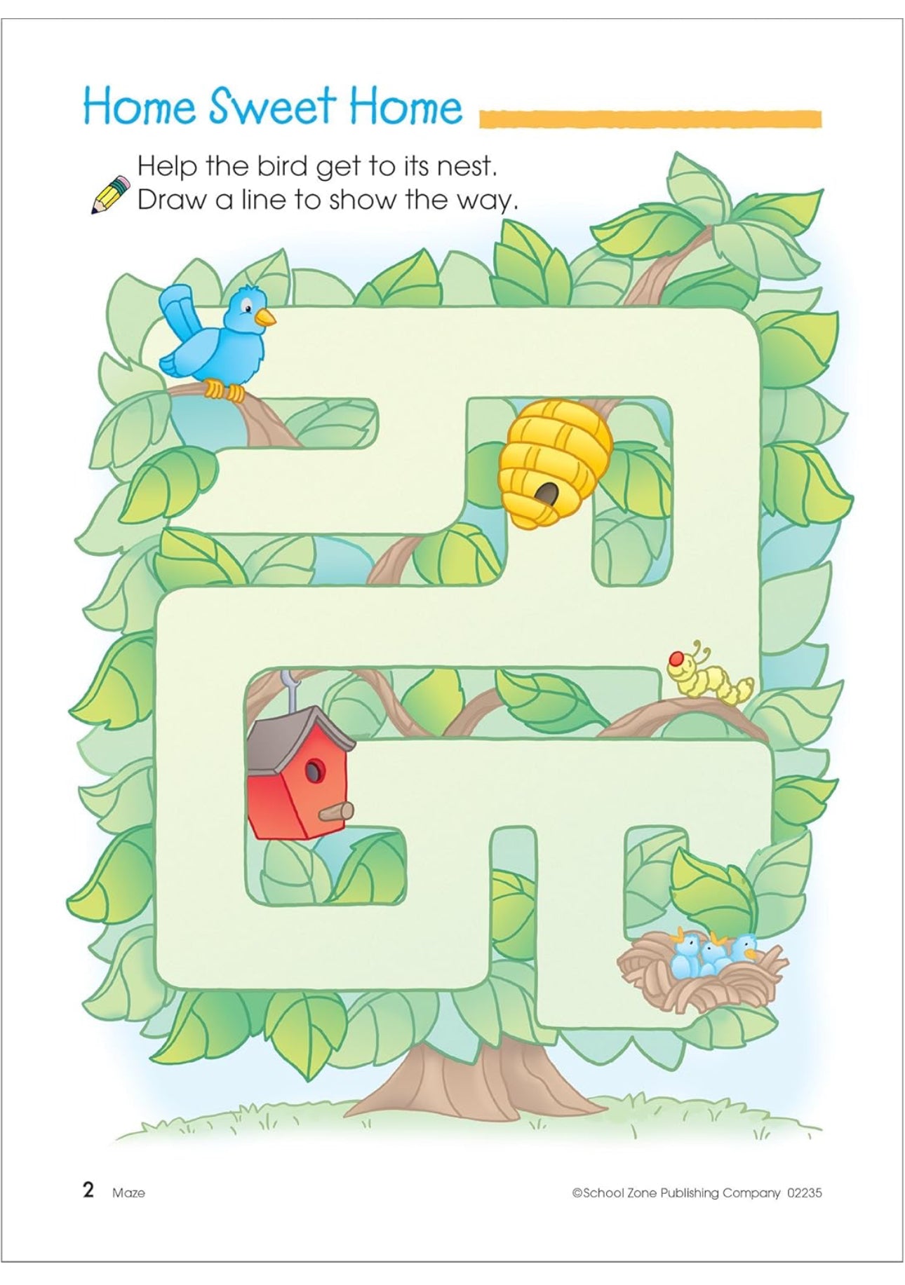 School Zone-Preschool Workbook (Basics 64 pages)