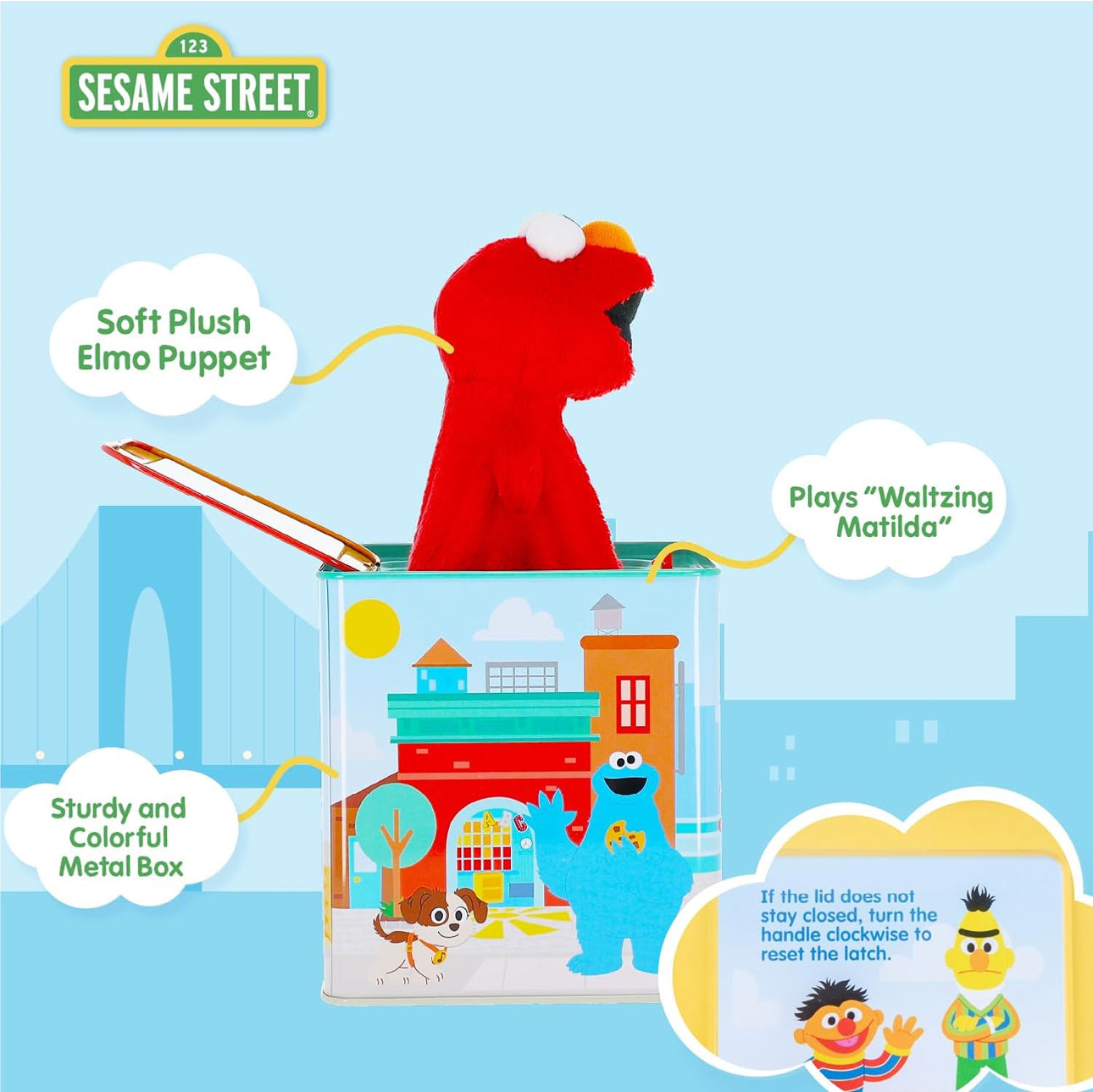 Sesame Street - Elmo Jack in the box 音樂盒