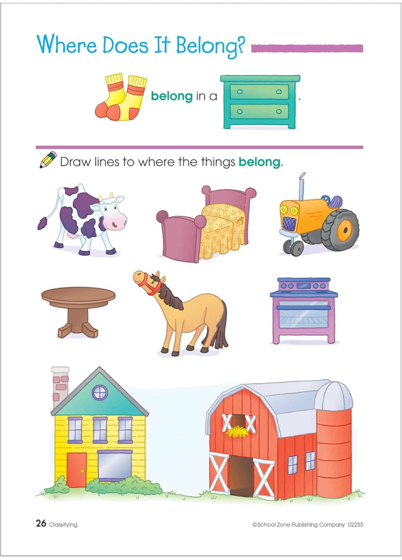 School Zone-Preschool Workbook (Basics 64 pages)