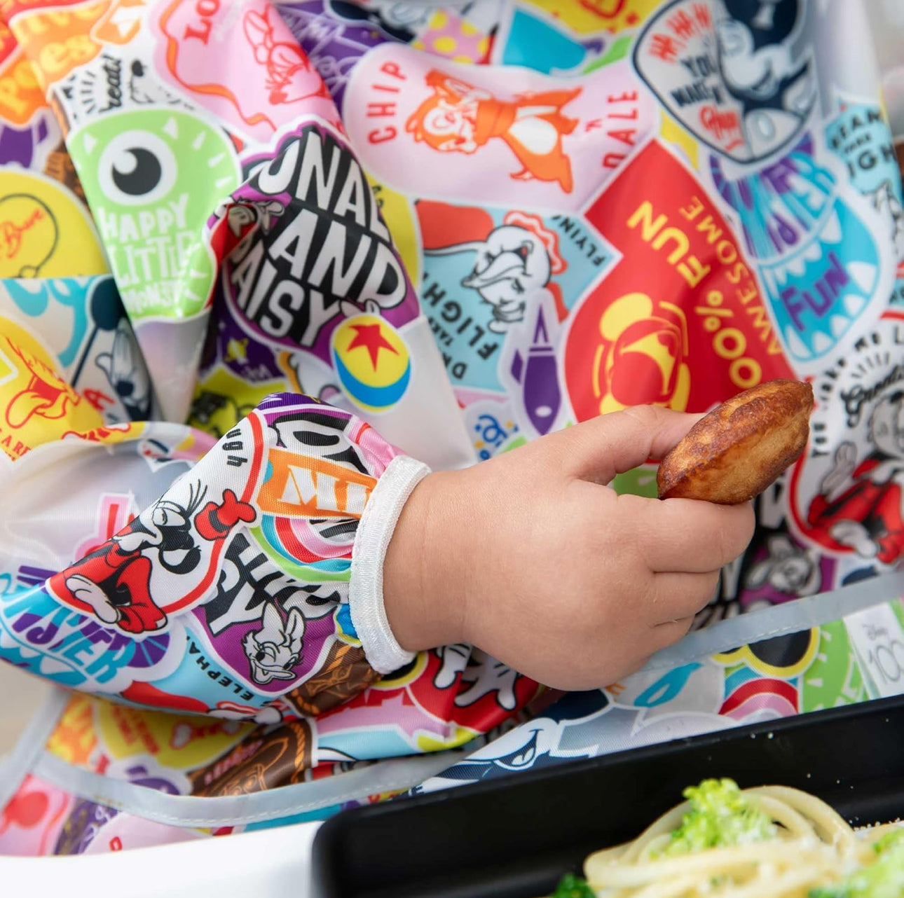 BUMKINS - Disney卡通造型超防水飯衣 (100周年特別版 II 長袖款) Sleeved bib