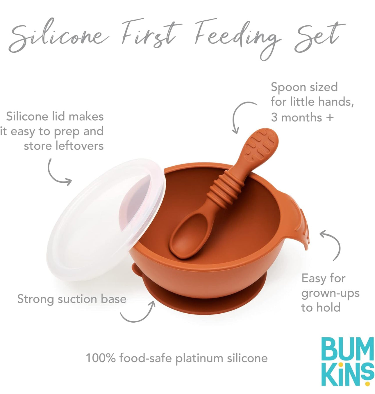BUMKINS - Signature 吸盤碗 連專用碗蓋及匙羹