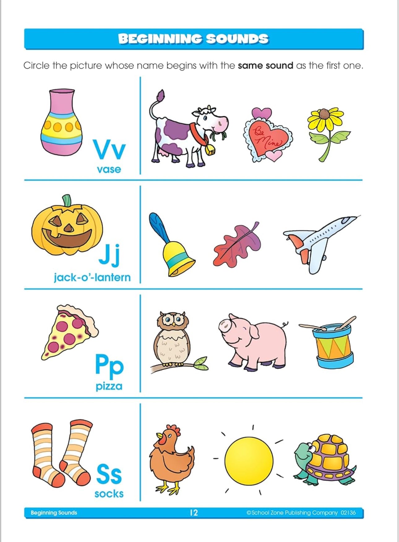School Zone - Kindergarten workbook (Basics 64 pages)