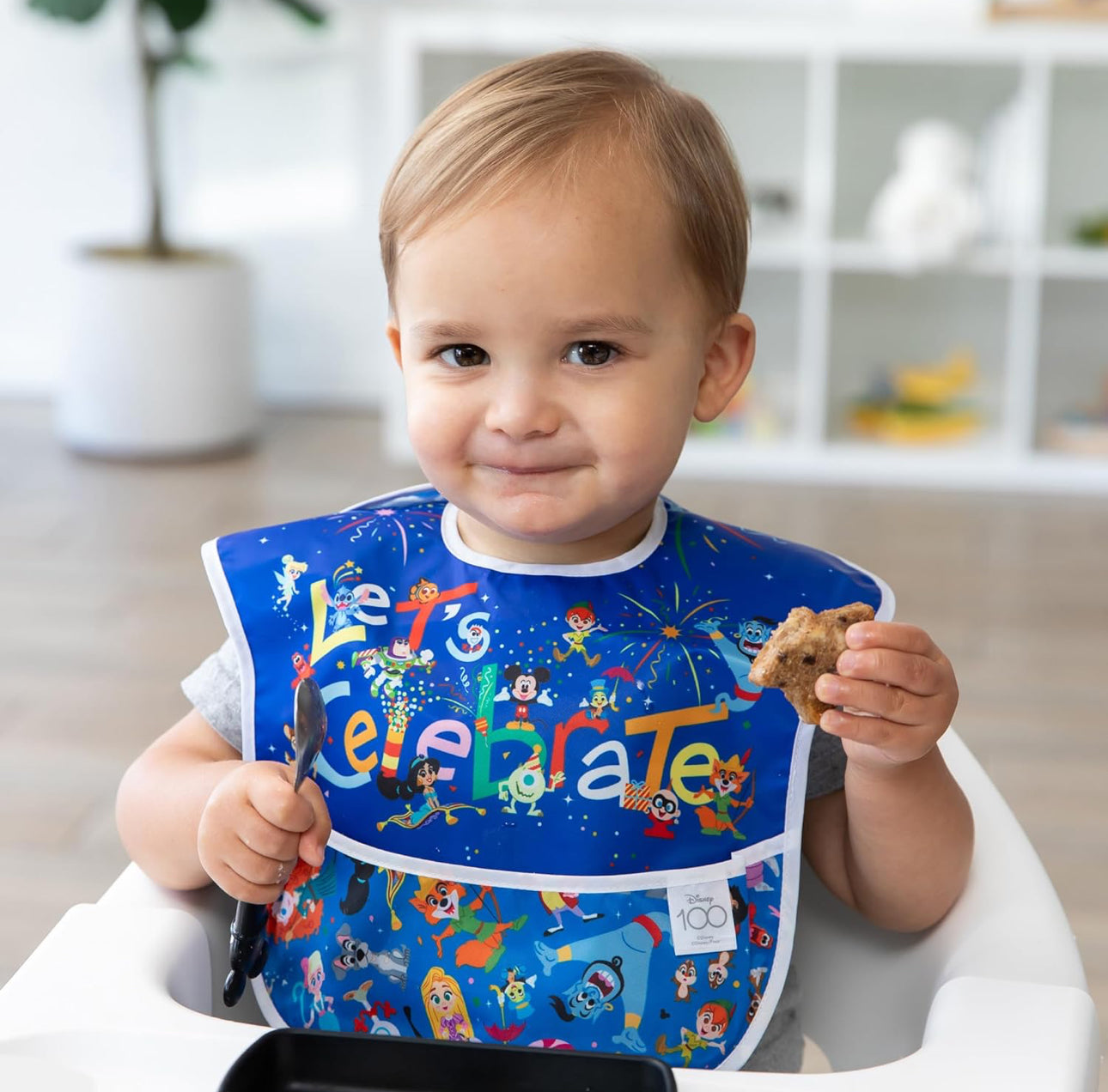 BUMKINS - Disney造型超防水飯衣 (100週年特別版 I 背心款) SuperBibs