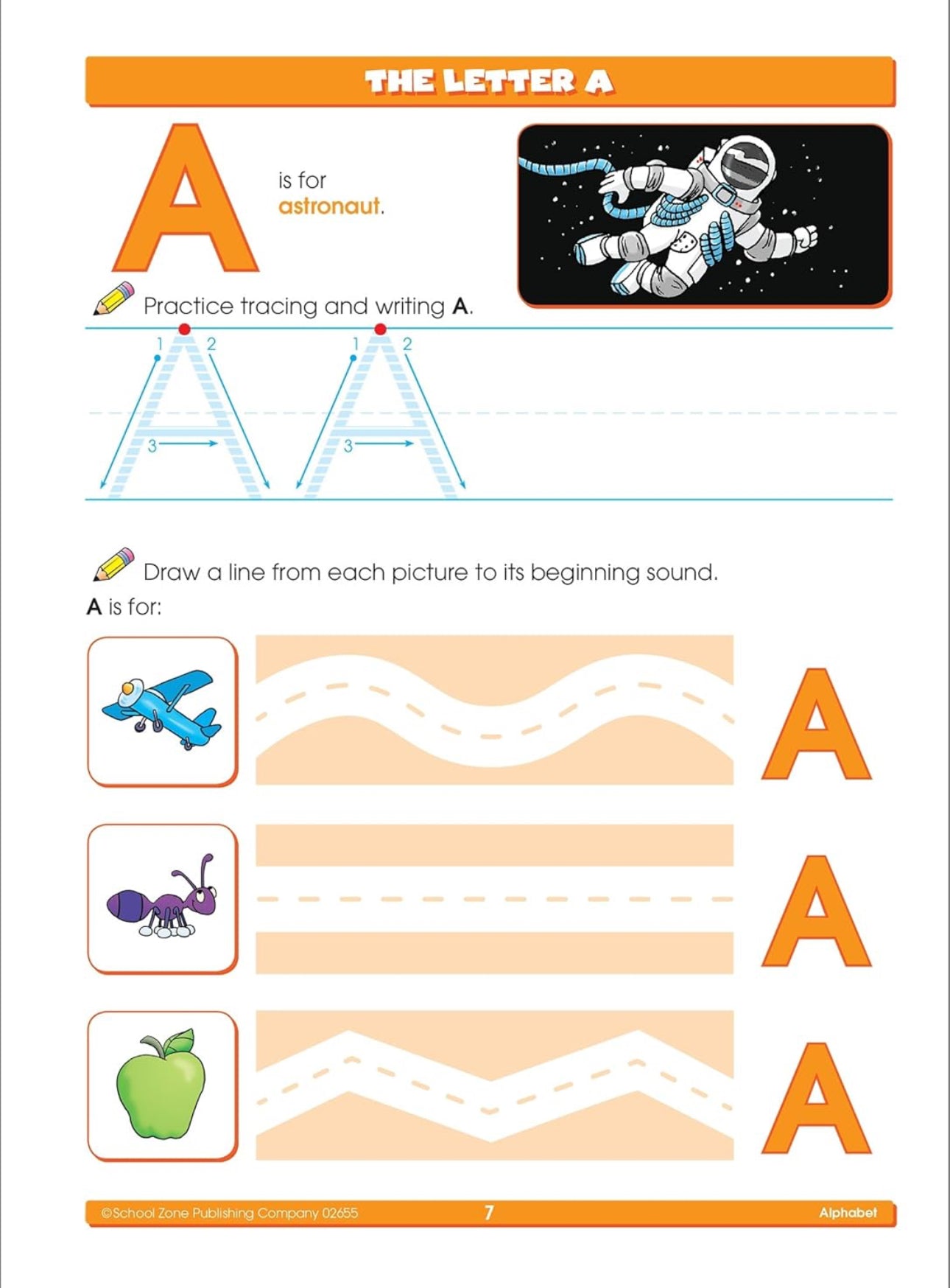 School Zone-Preschool Workbook (Basics 96 pages)
