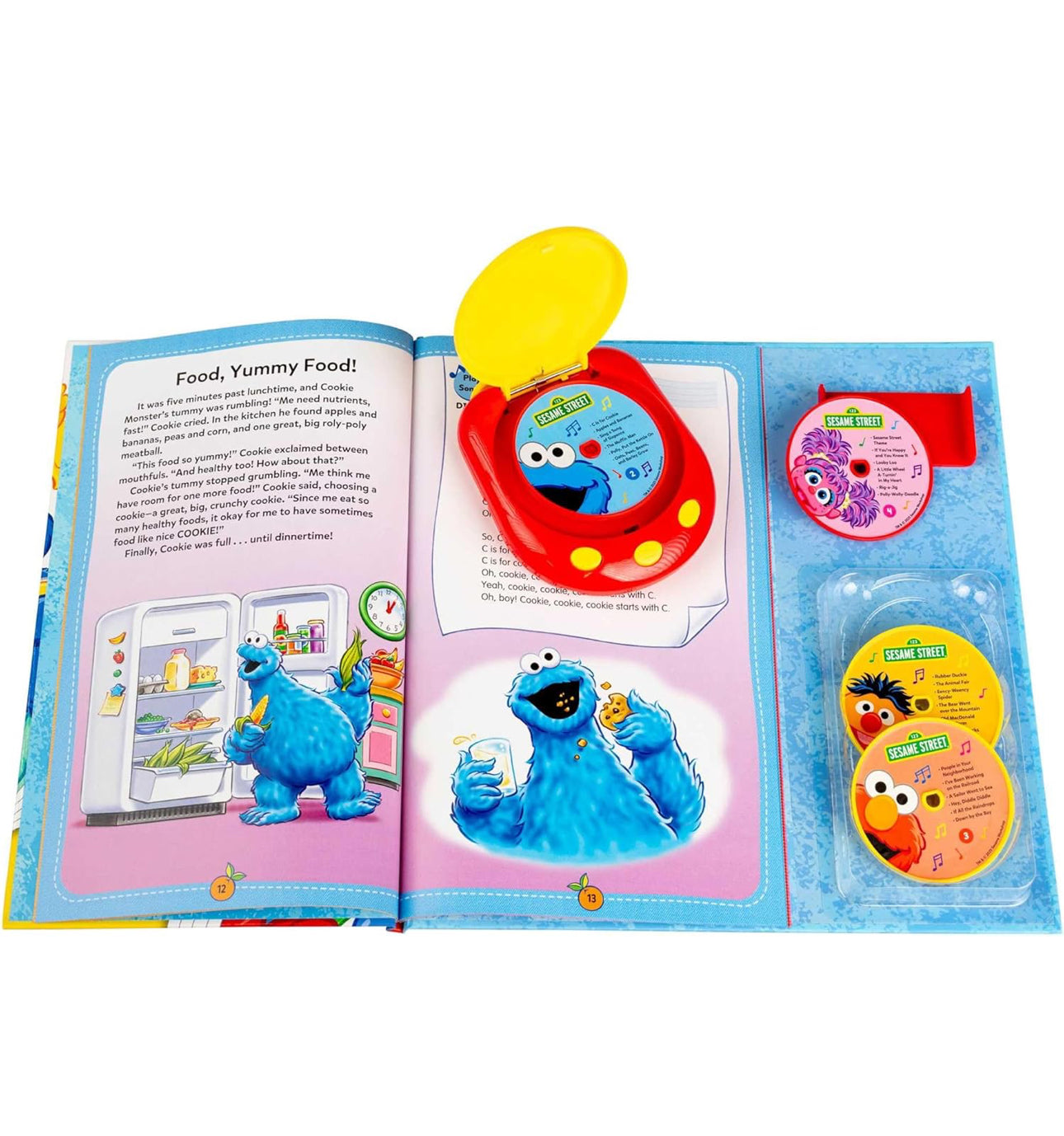 Sesame Street - 芝麻街經典兒歌 CD player 圖書套裝