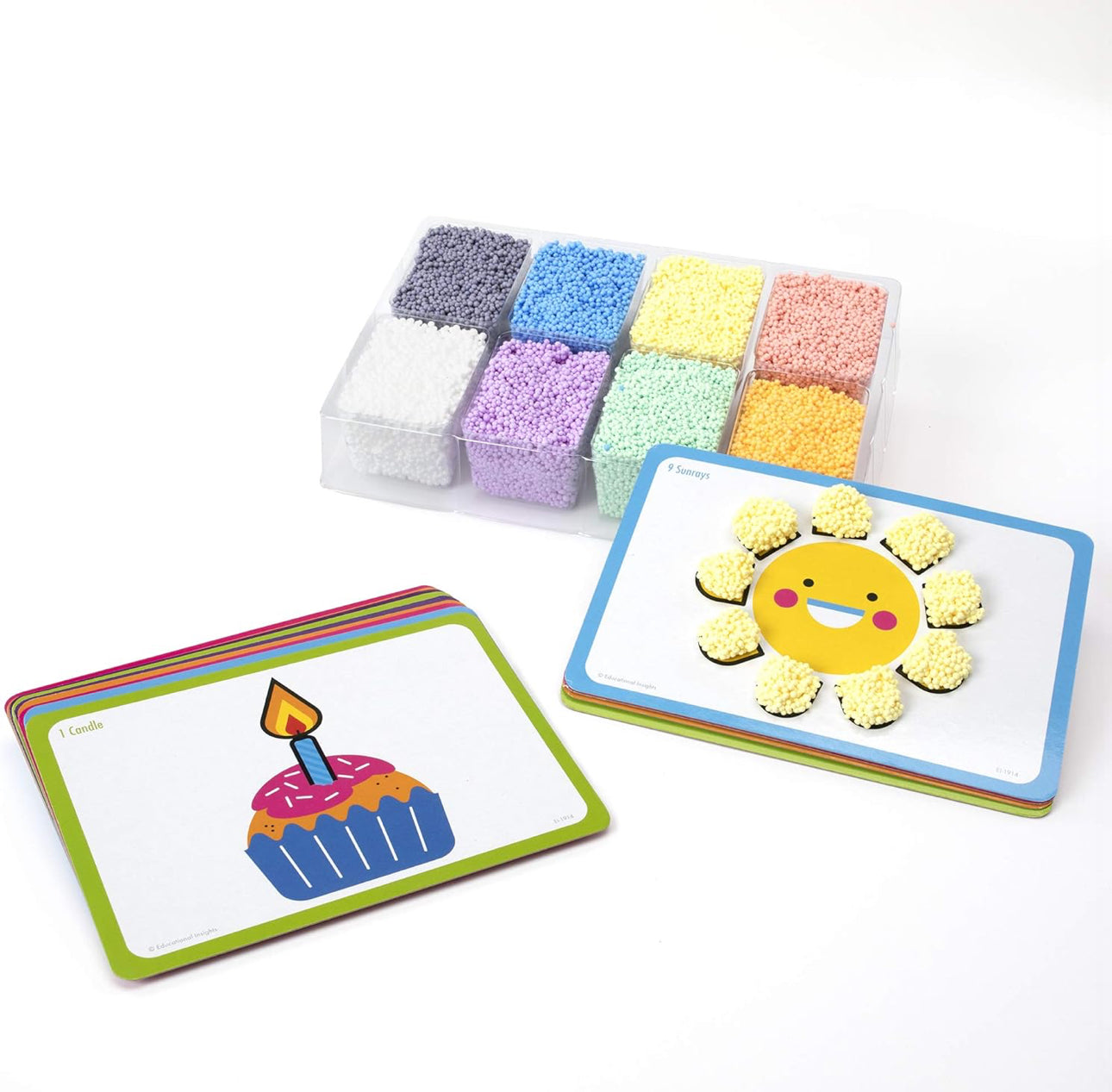 魔塑粒粒黏土 Playfoam Counting Cards