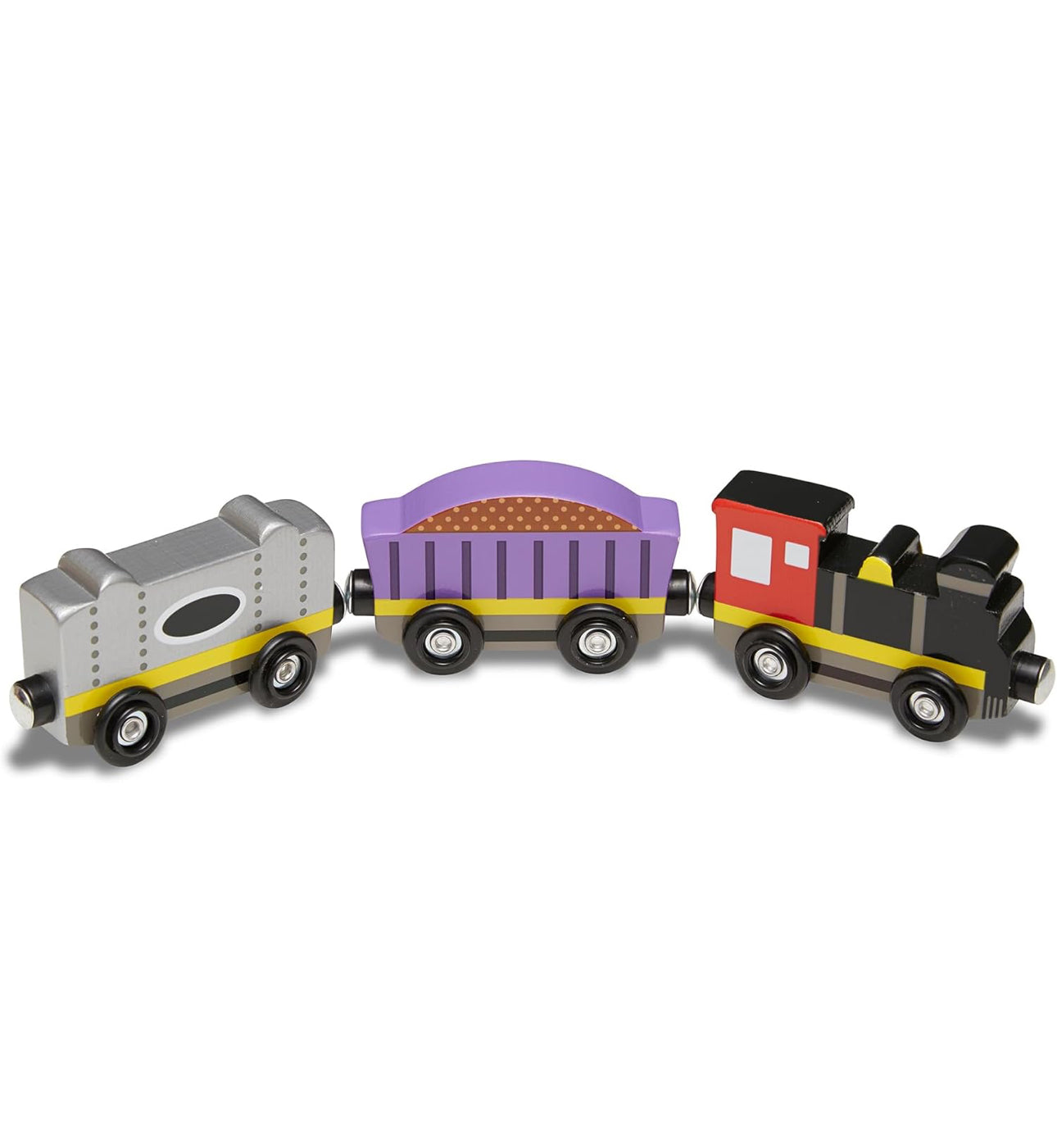 Melissa & Doug - 高質木製磁力小列車