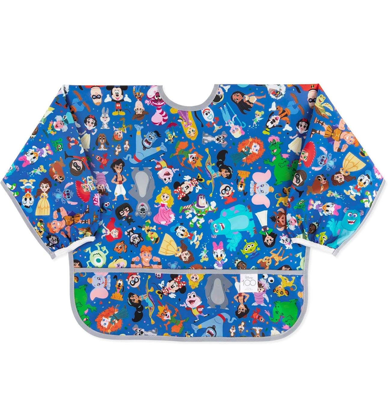 BUMKINS - Disney卡通造型超防水飯衣 (100周年特別版 I 長袖款) Sleeved bib