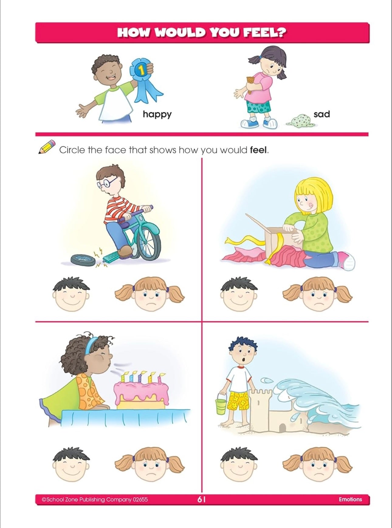 School Zone-Preschool Workbook (Basics 96 pages)