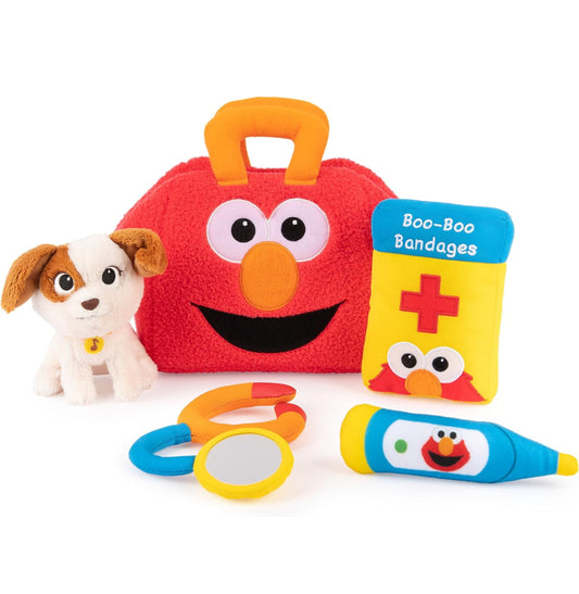 Sesame Street - 芝麻街觸感布玩具 Elmo & Tango Checkup Playset🩺