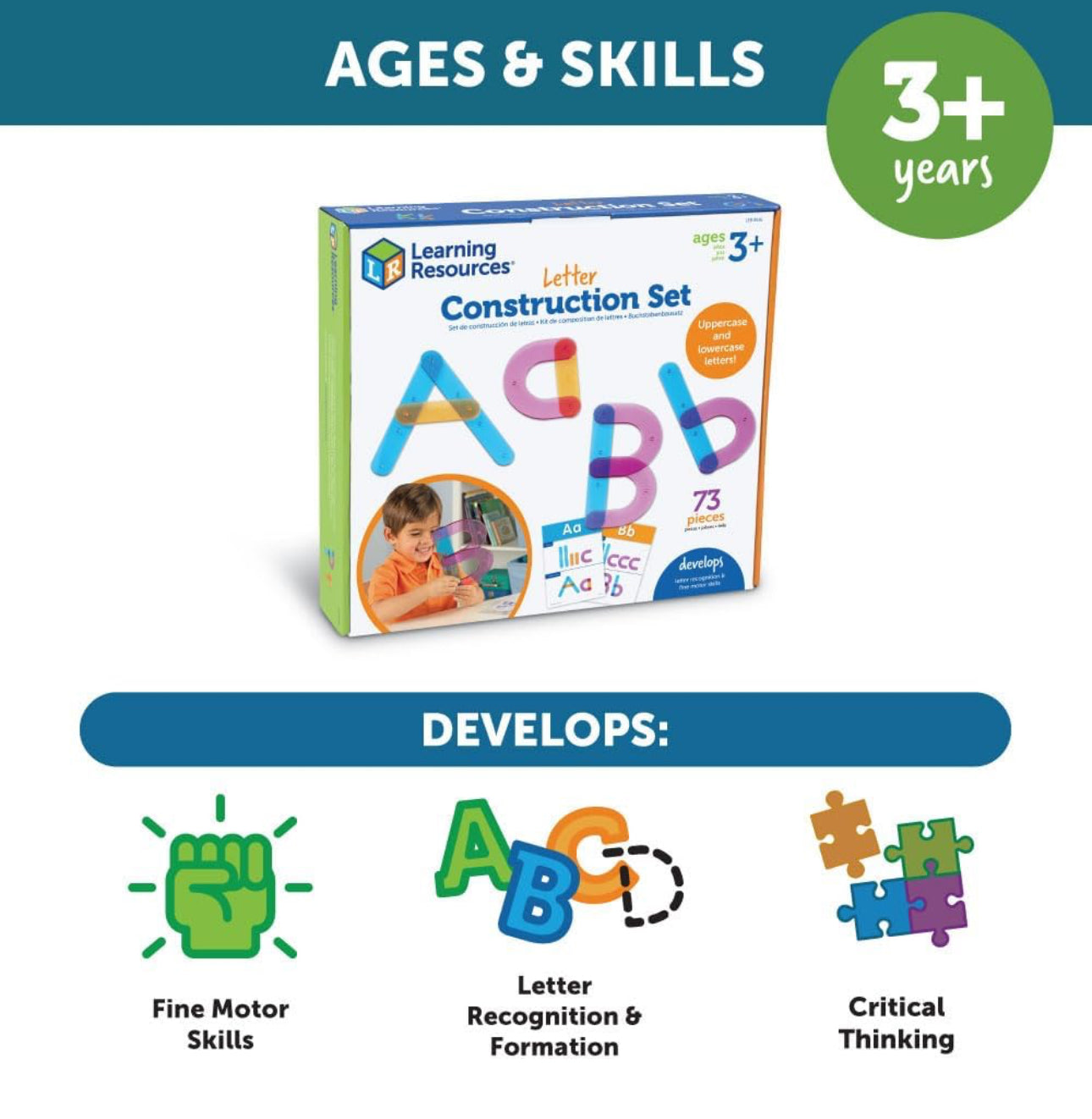 Learning Resources - Letter Construction Set