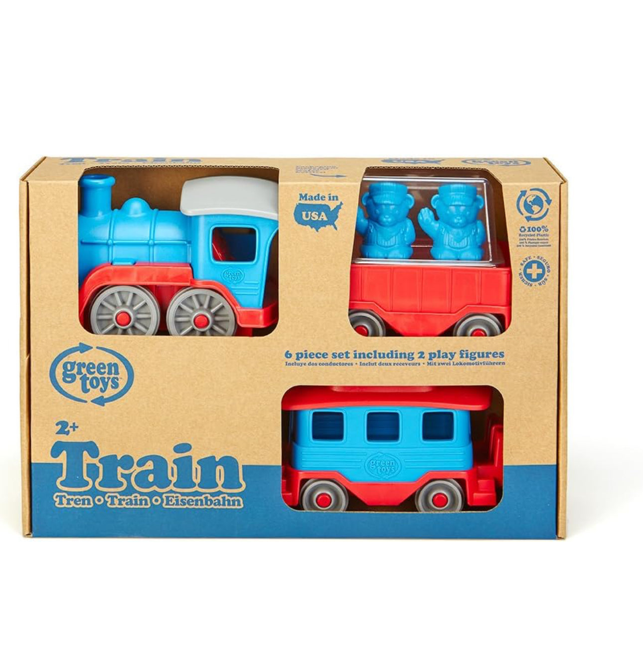 Green Toys - Train 火車6件套 Play Set