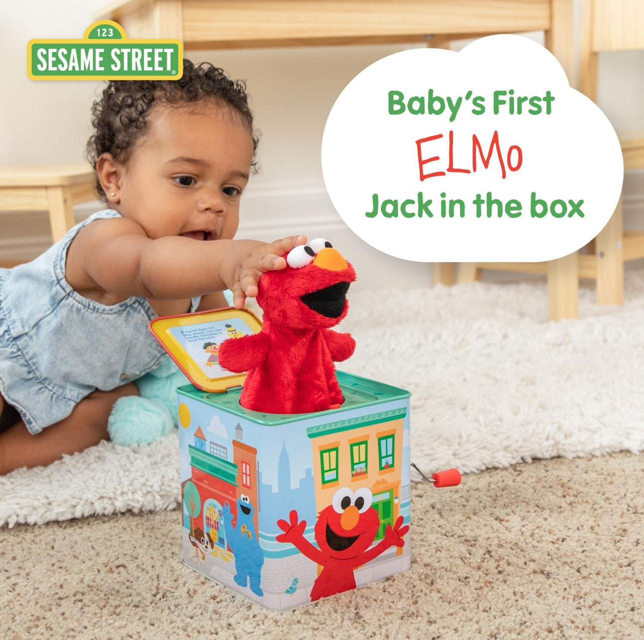 Sesame Street - Elmo Jack in the box 音樂盒