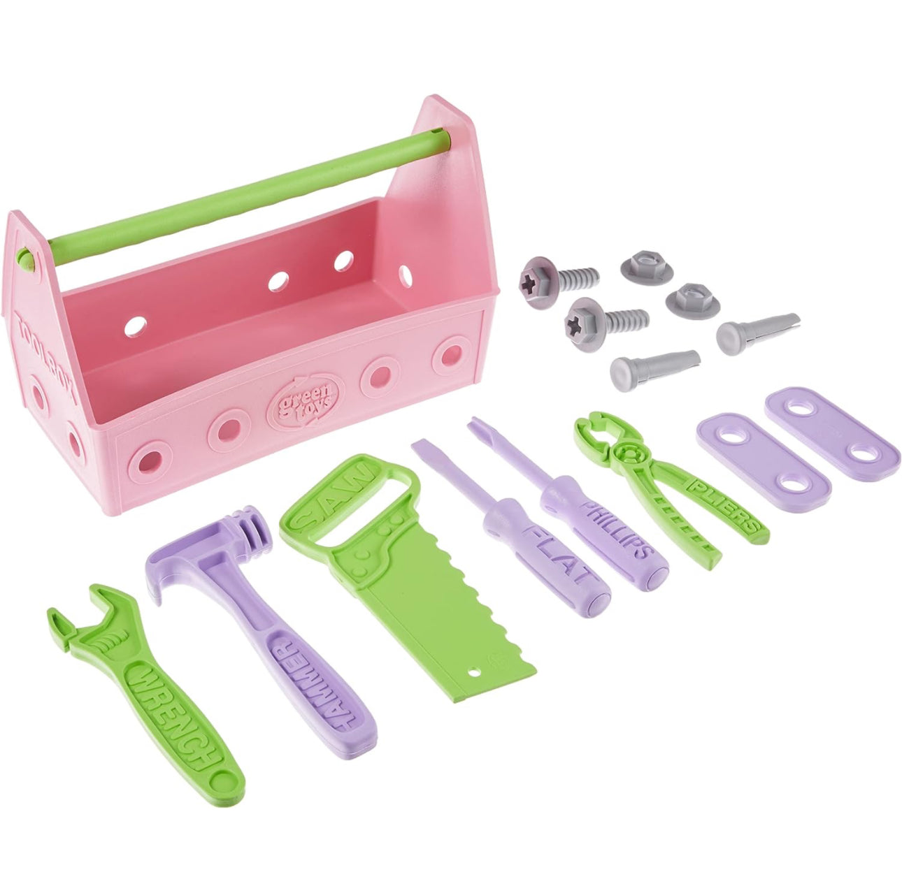 Green Toys - 工具組合15件套 Play Set (Pink / Blue)