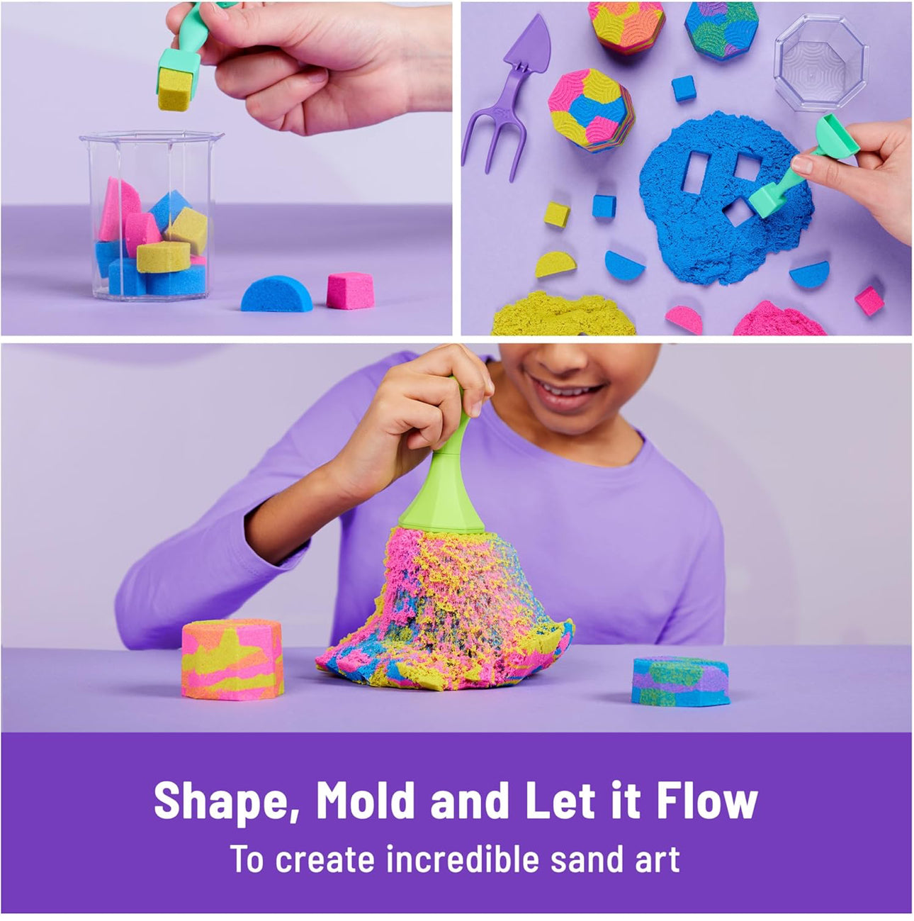 Kinetic Sand 動力沙 Squish N' Create Playset