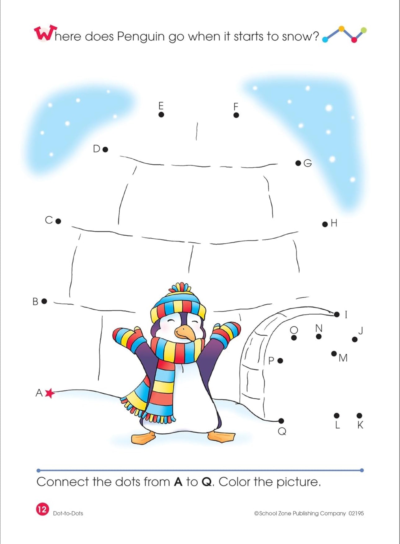 School Zone - Dot to Dots Workbook (Dot to Dots 32 pages)