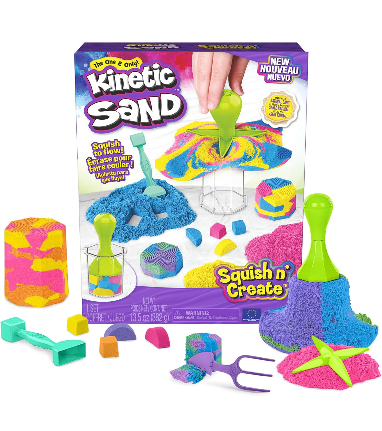 Kinetic Sand 動力沙 Squish N' Create Playset