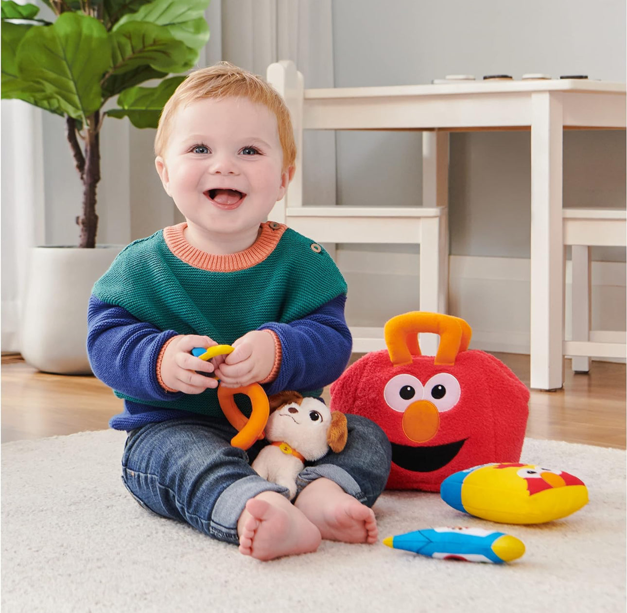 Sesame Street - 芝麻街觸感布玩具 Elmo & Tango Checkup Playset🩺