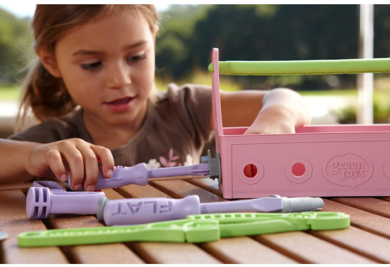 Green Toys - 工具組合15件套 Play Set (Pink / Blue)