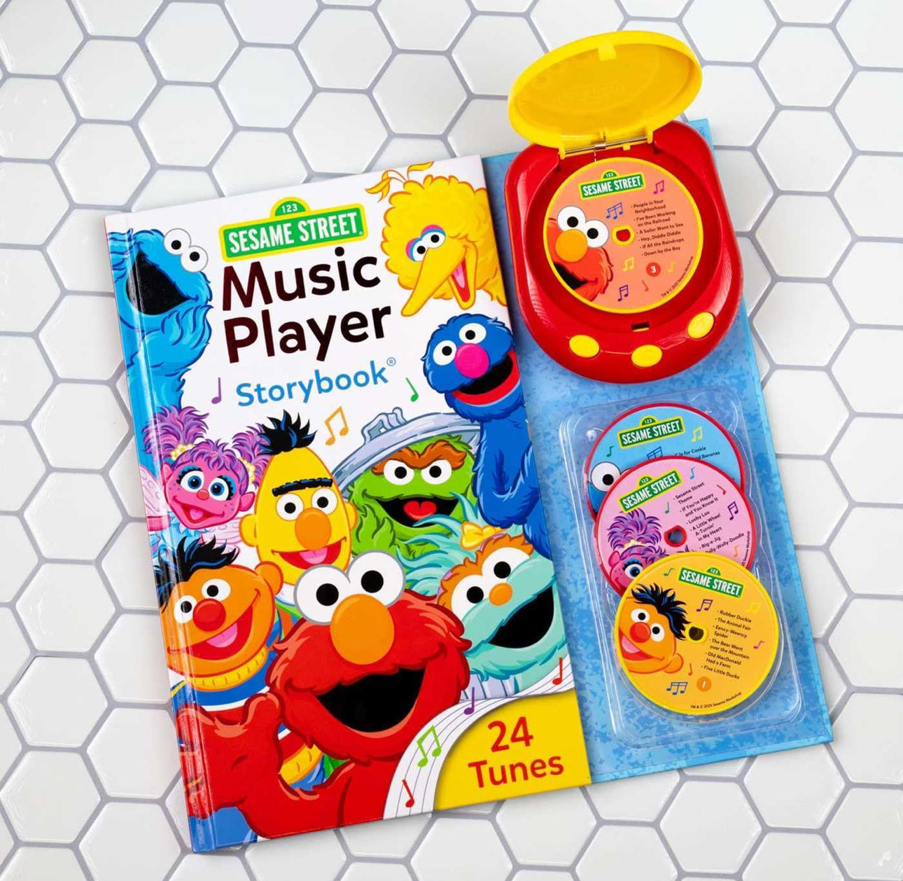 Sesame Street - 芝麻街經典兒歌 CD player 圖書套裝