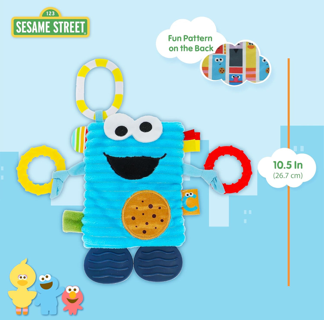 Sesame Street - 超得意芝麻街Cookie Monster觸感咬咬樂