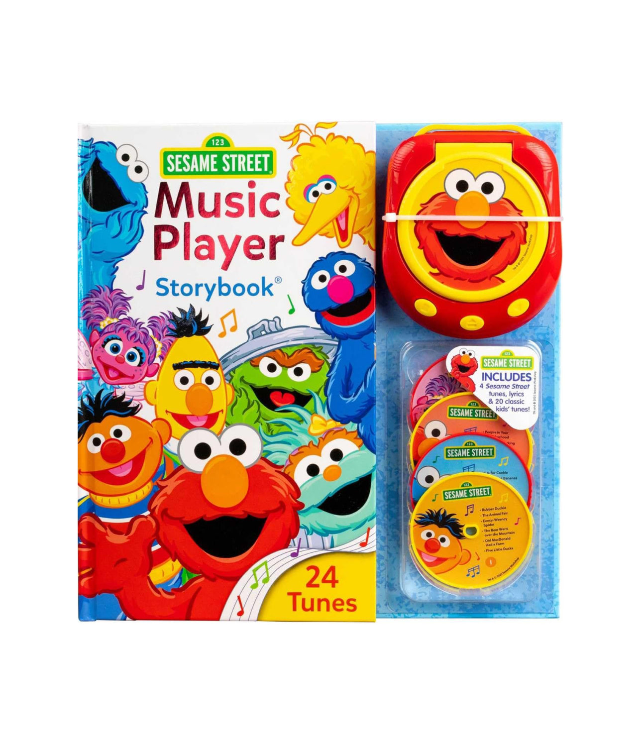 Sesame Street - 芝麻街經典兒歌 CD player 圖書套裝