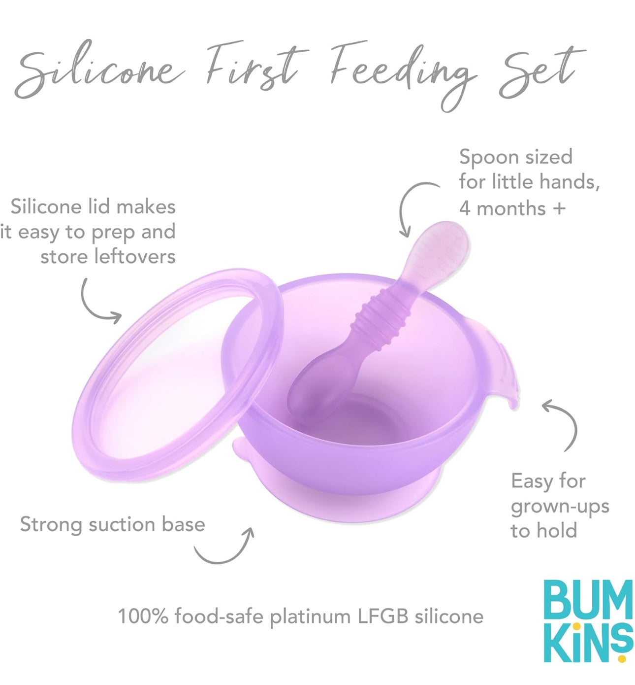 BUMKINS - Signature 吸盤碗 連專用碗蓋及匙羹
