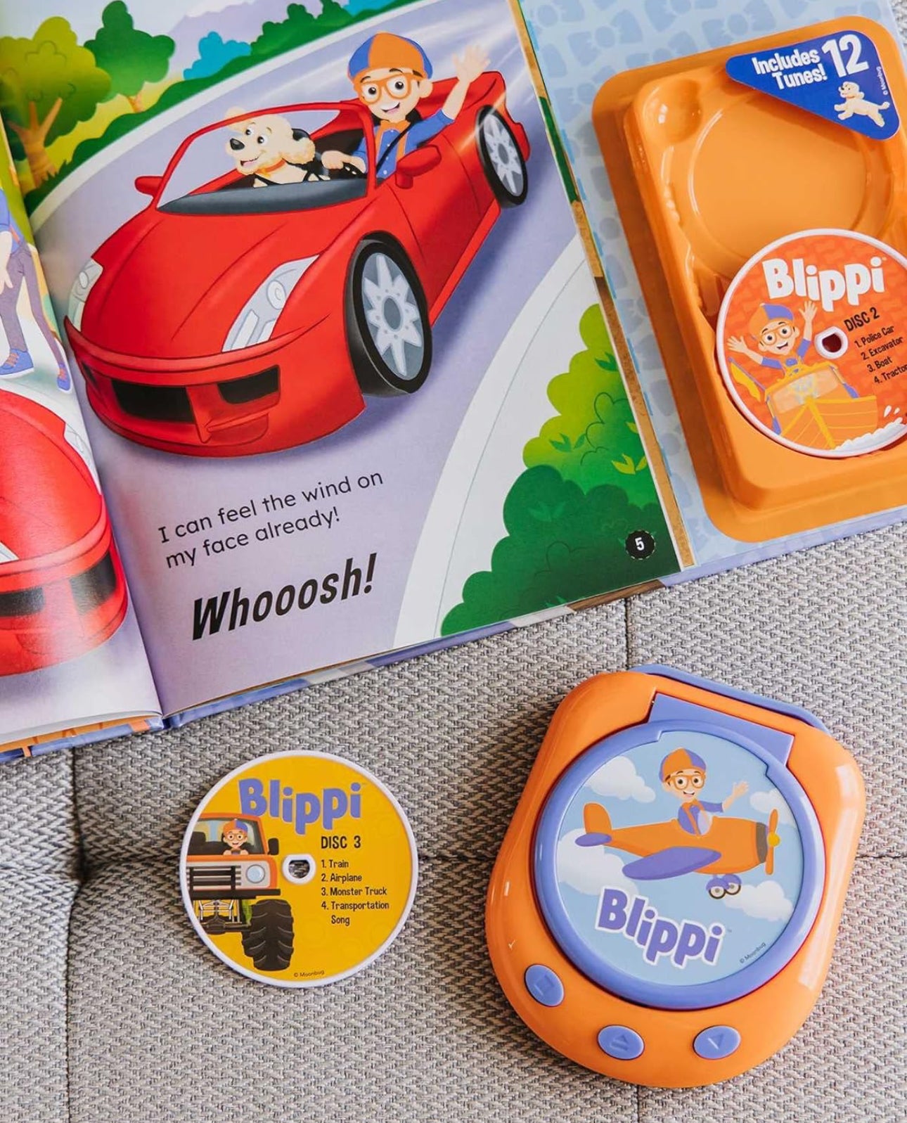 Blippi - Blippi 經典兒歌 CD player 圖書套裝