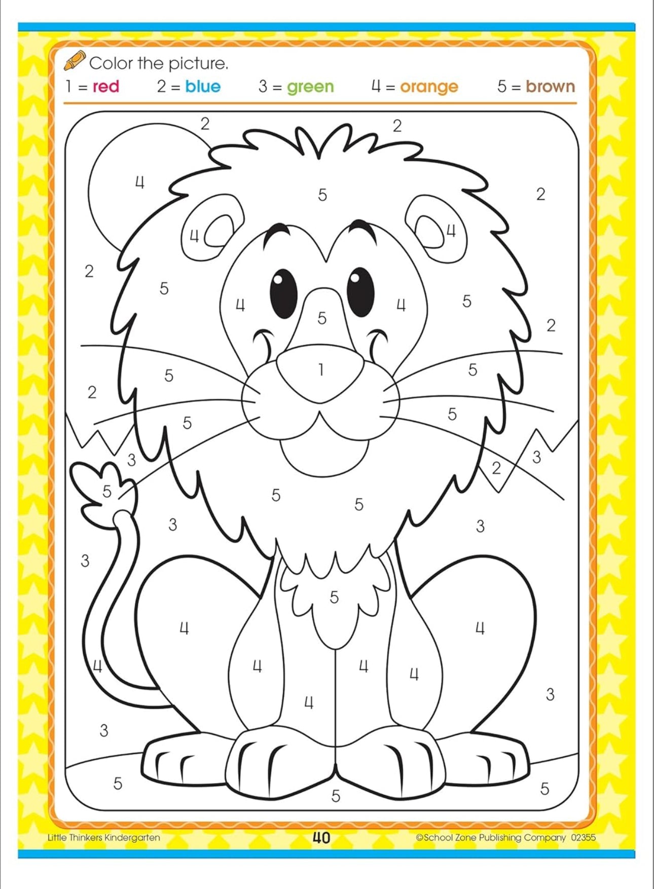 School Zone - Kindergarten Workbook (Little Thinkers 64 pages)