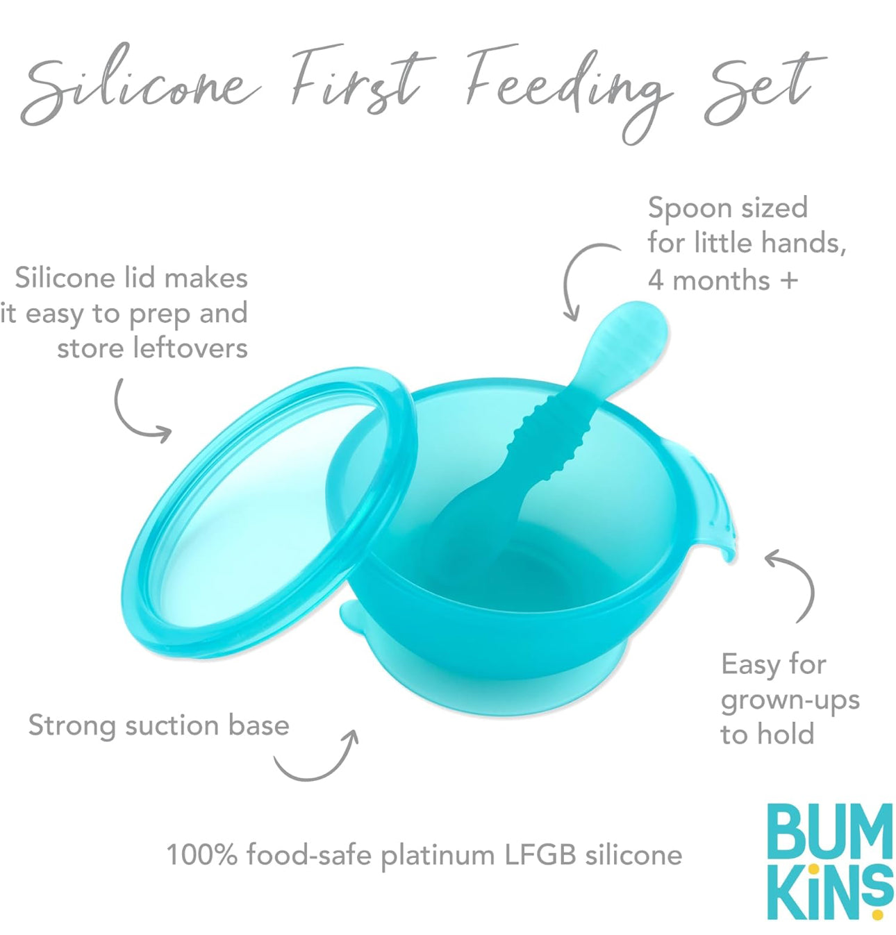 BUMKINS - Signature 吸盤碗 連專用碗蓋及匙羹