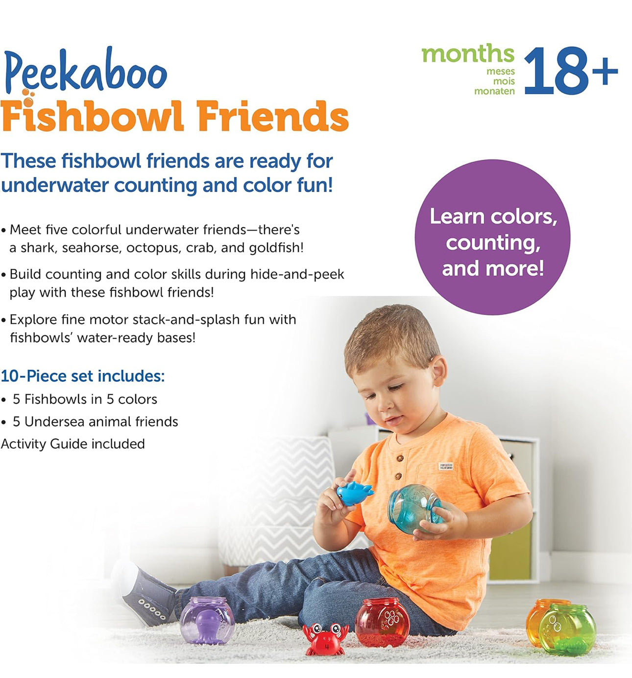 Learning Resources - Peekaboo Fishbowl Friends🐠