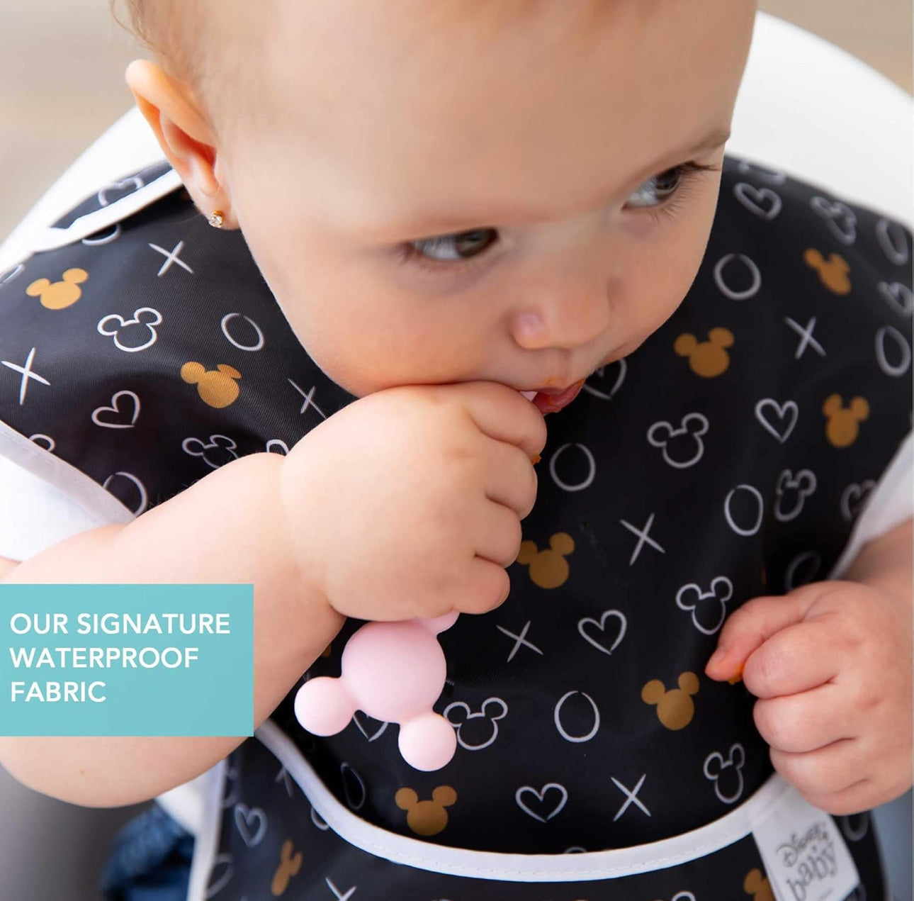 BUMKINS - Disney 造型超防水飯衣 (Minnie 背心款) SuperBibs