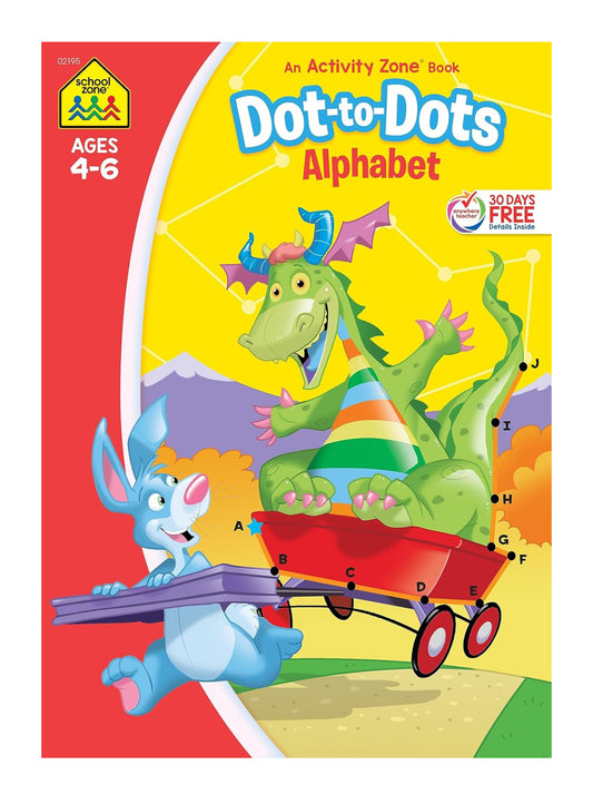 School Zone - Dot to Dots Workbook (Dot to Dots 32 pages)