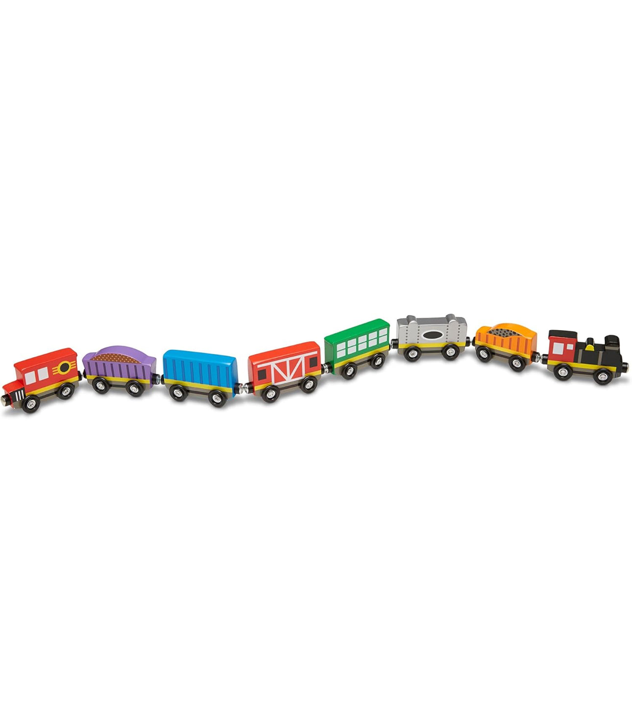 Melissa & Doug - 高質木製磁力小列車