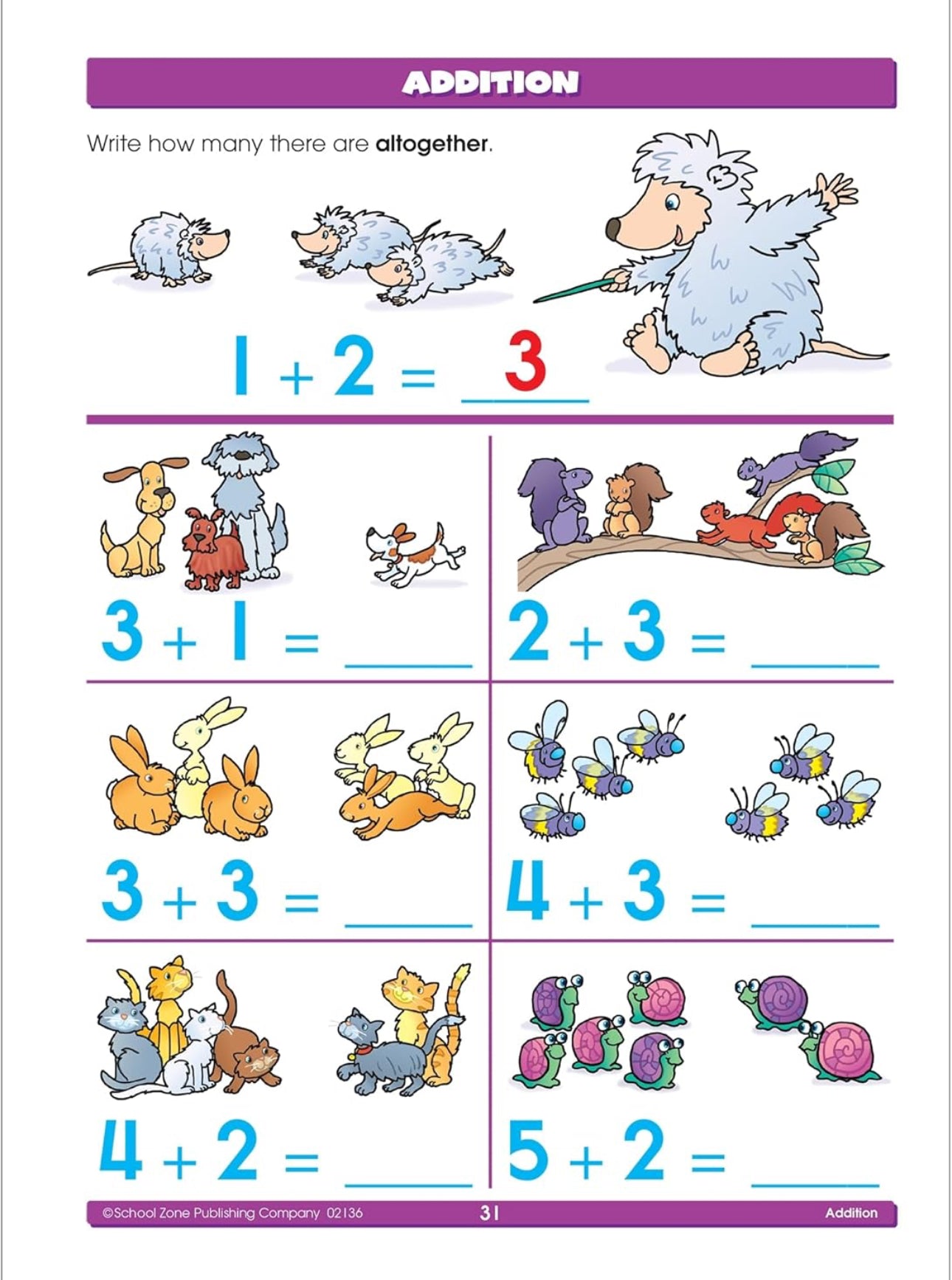 School Zone - Kindergarten workbook (Basics 64 pages)