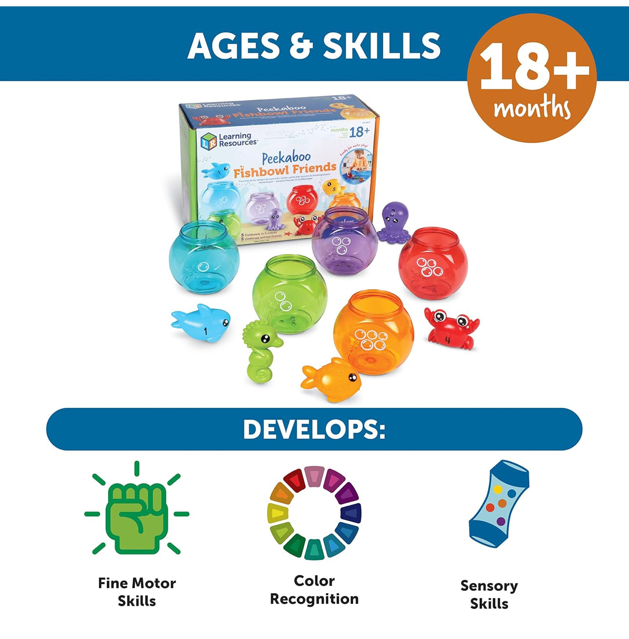 Learning Resources - Peekaboo Fishbowl Friends🐠