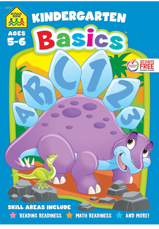 School Zone - Kindergarten workbook (Basics 64 pages)